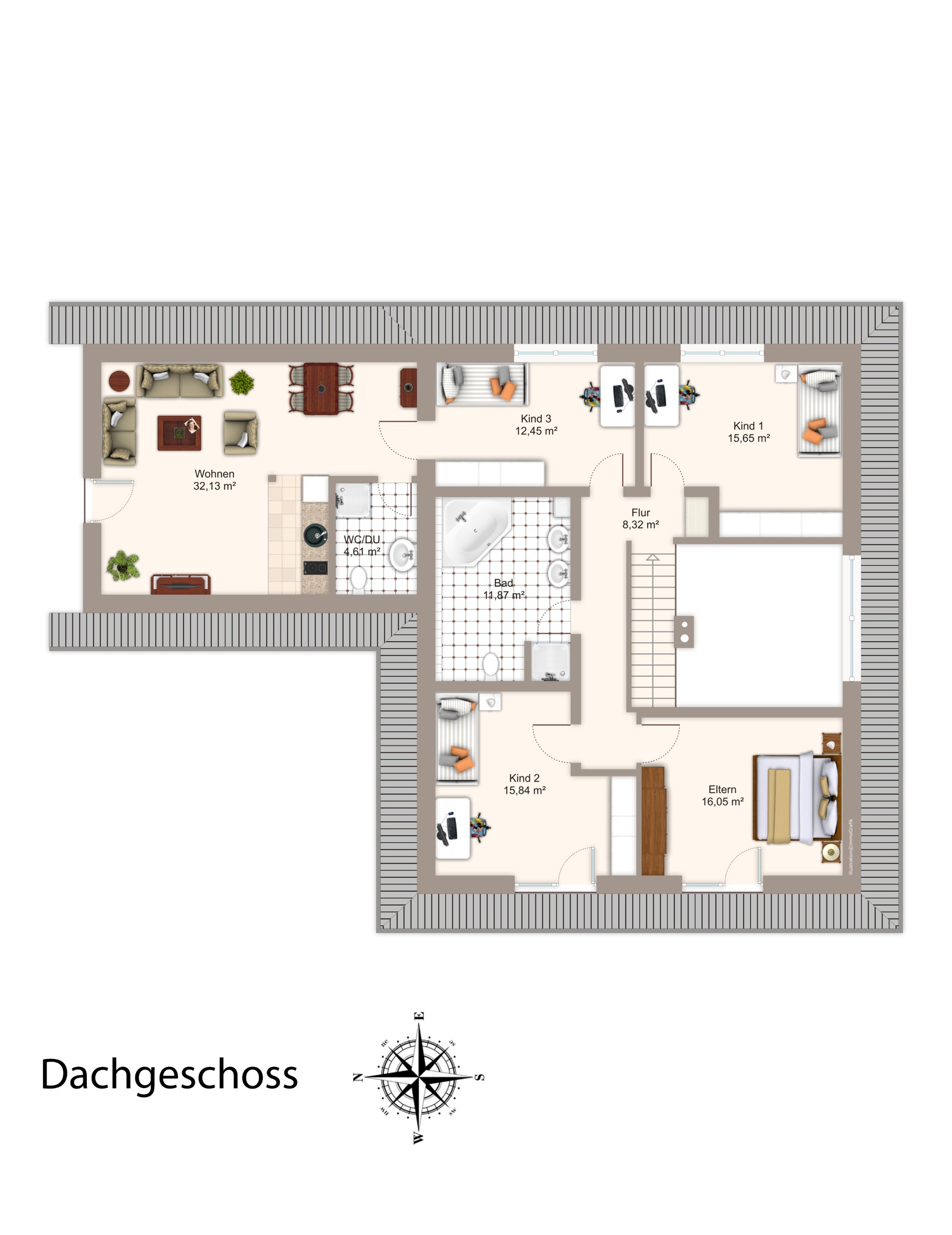 Grundriss Dachgeschoss